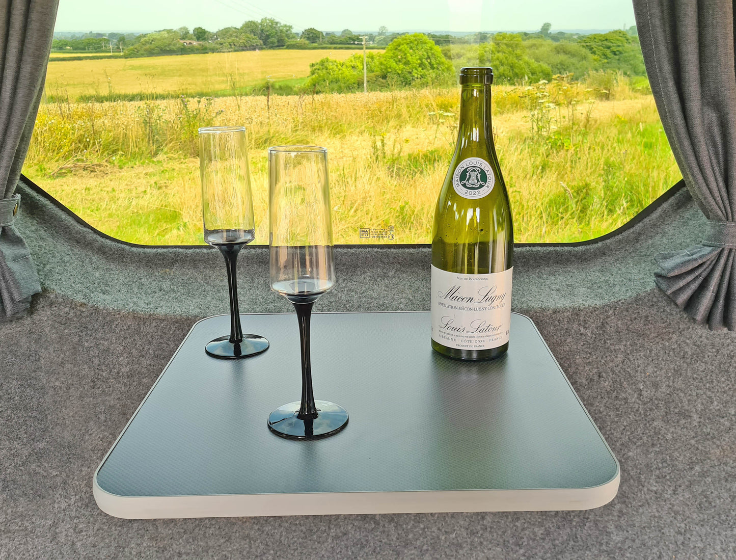 Campervan Fold Down Table With Hinges 400mm X 400mm