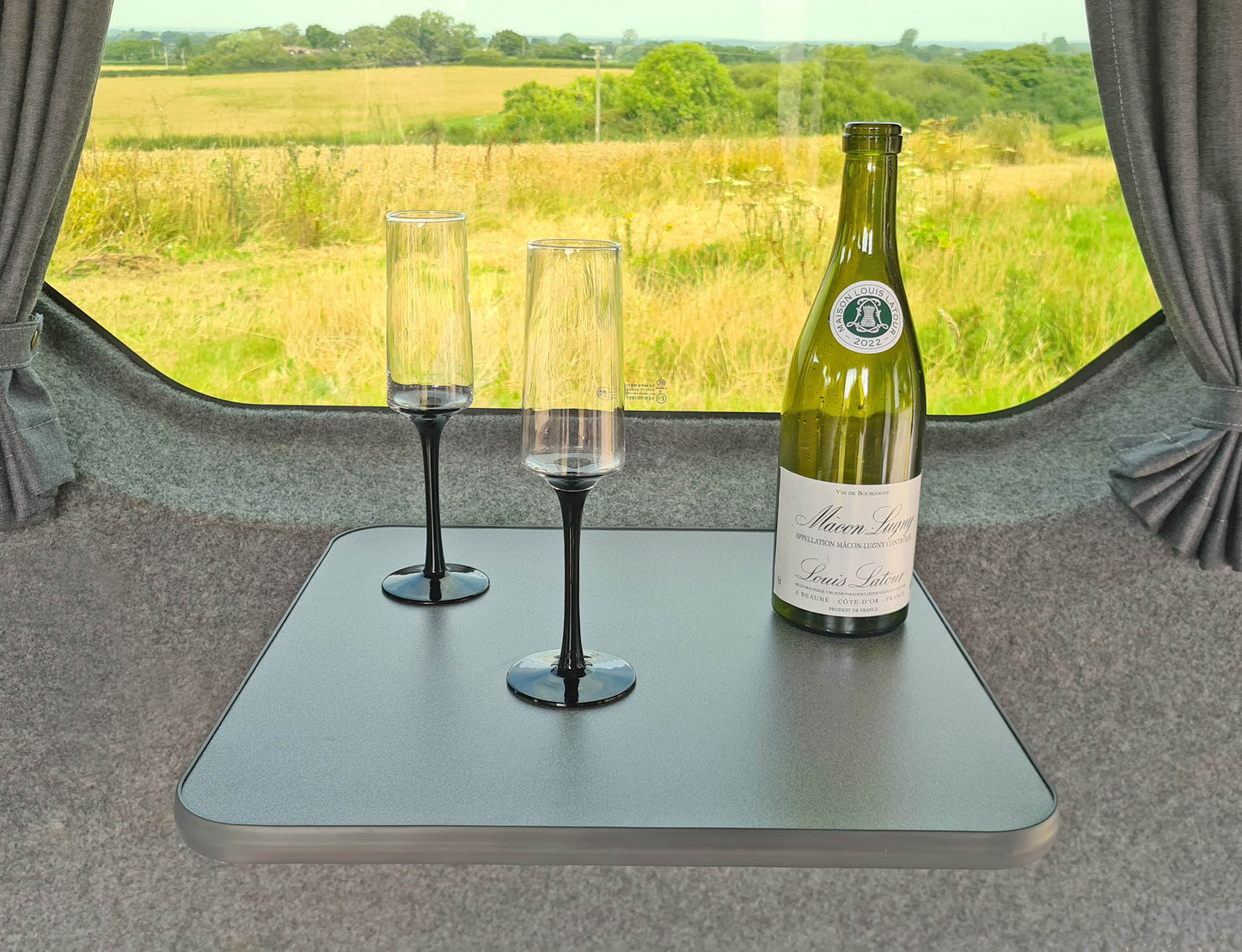 Campervan Fold Down Table With Hinges 400mm X 400mm