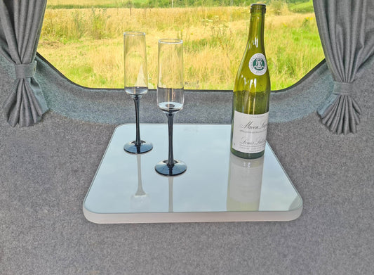 Campervan Fold Down Table With Hinges 400mm X 400mm